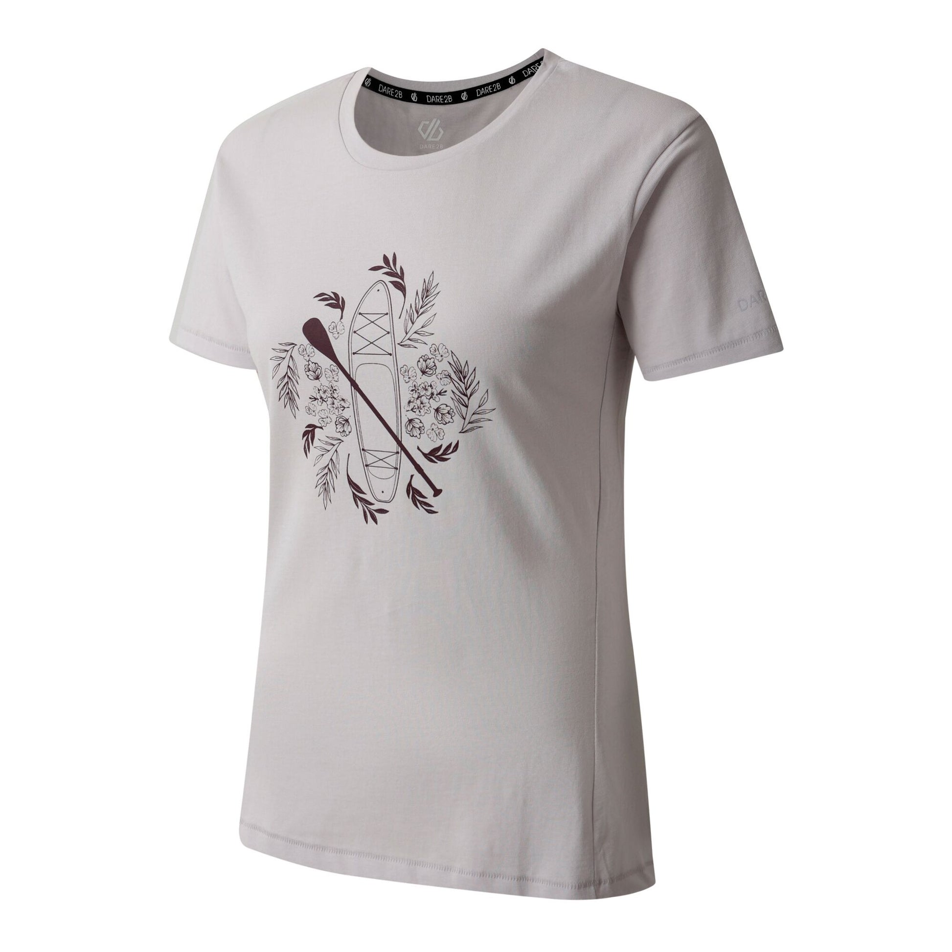 Lilac Hint - Side - Dare 2B Womens-Ladies Transquility III Boat T-Shirt
