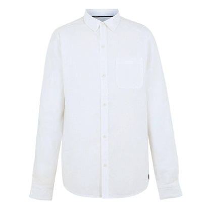 White - Front - Regatta Mens Loran Long-Sleeved Shirt