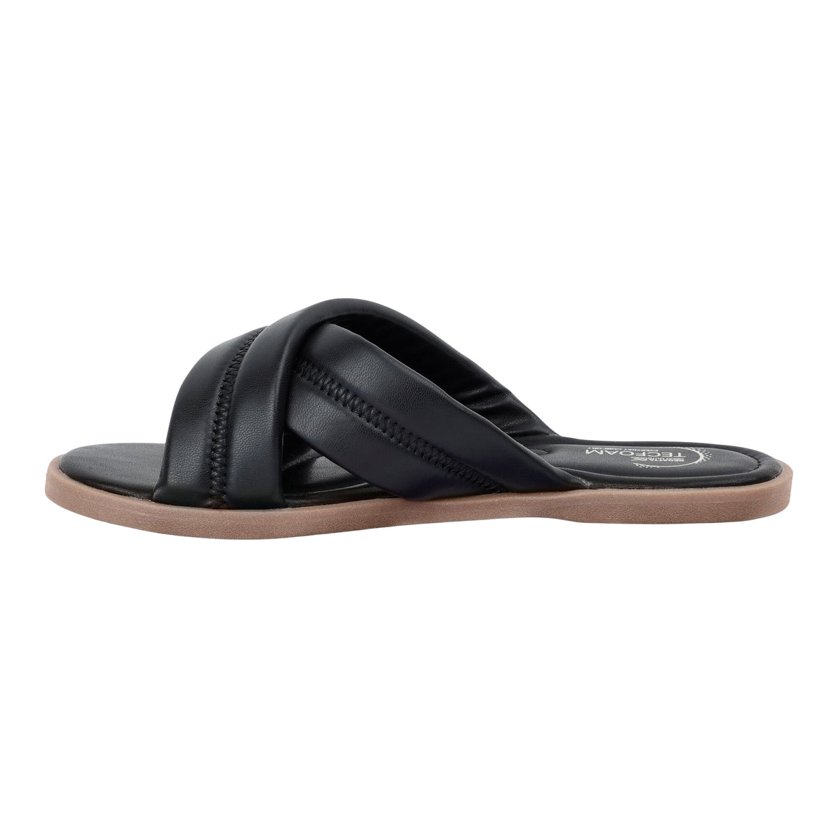 Black - Side - Regatta Womens-Ladies Carradine Slip-on Sandals