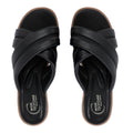 Black - Pack Shot - Regatta Womens-Ladies Carradine Slip-on Sandals