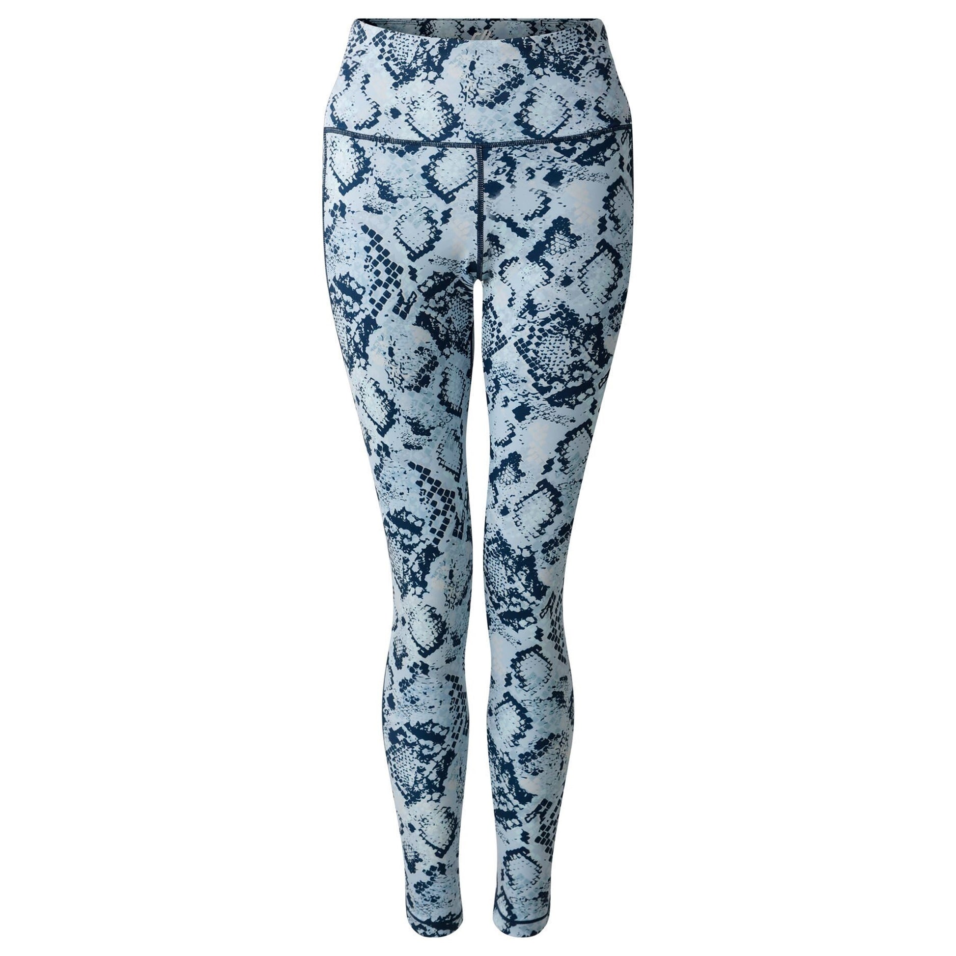 Blue - Front - Dare 2B Womens-Ladies Influential II Snake Print Leggings
