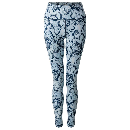 Blue - Front - Dare 2B Womens-Ladies Influential II Snake Print Leggings