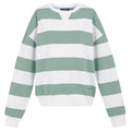 Glacier-White - Front - Regatta Womens-Ladies Avika II Stripe Crew Neck Jumper