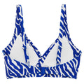 Brightest Blue - Back - Regatta Womens-Ladies Paloma Abstract Bikini Top