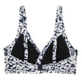 Navy-White - Back - Regatta Womens-Ladies Paloma Large Floral Bikini Top