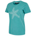 Turquoise - Side - Regatta Womens-Ladies Filandra VX Starfish T-Shirt