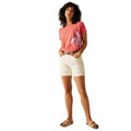 Peach Bloom - Pack Shot - Regatta Womens-Ladies Filandra VX Tropical T-Shirt