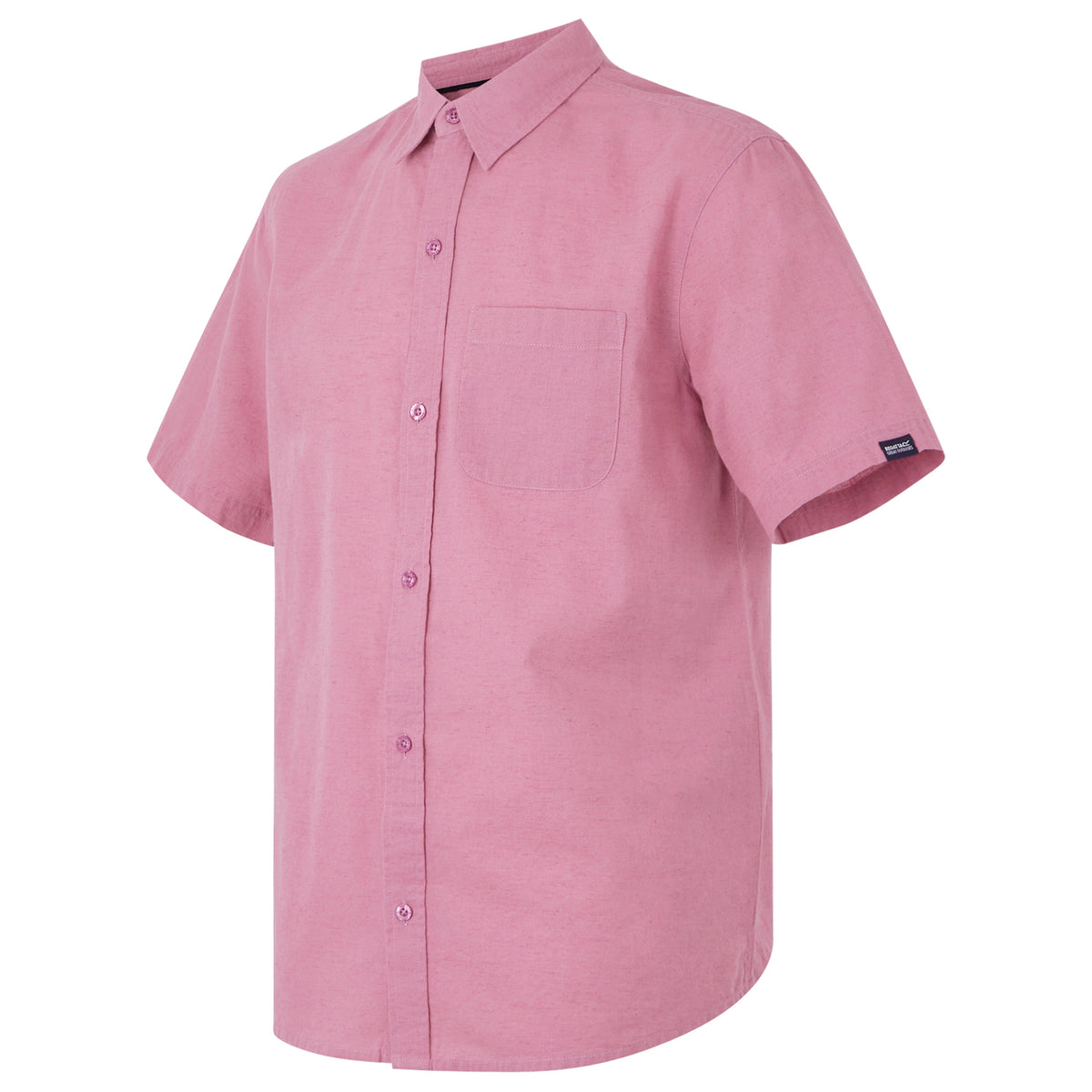 Lilas - Side - Regatta Mens Loran Short-Sleeved Shirt