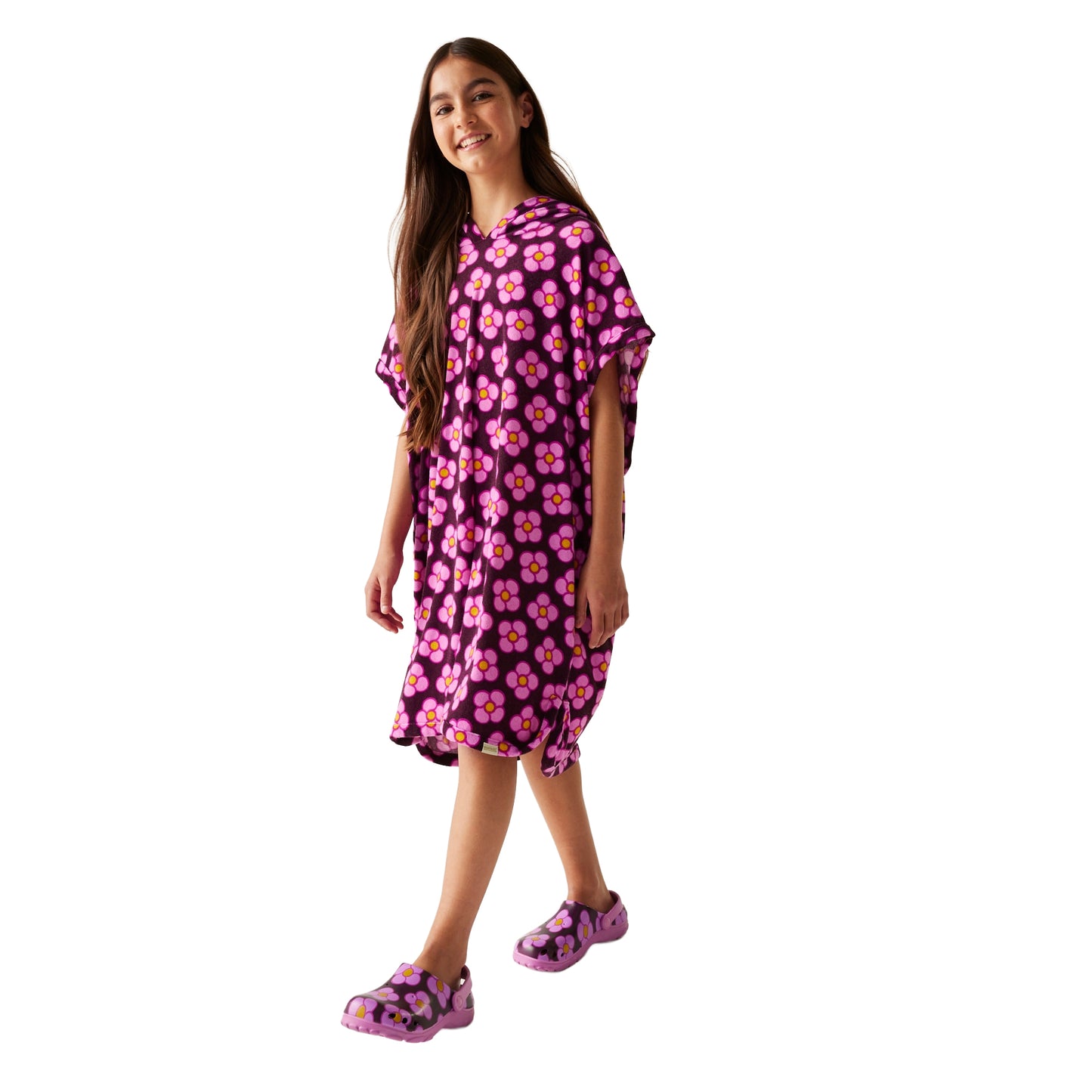Morello - Lifestyle - Regatta Girls Orla Kiely Spinning Flower Towelling Robe