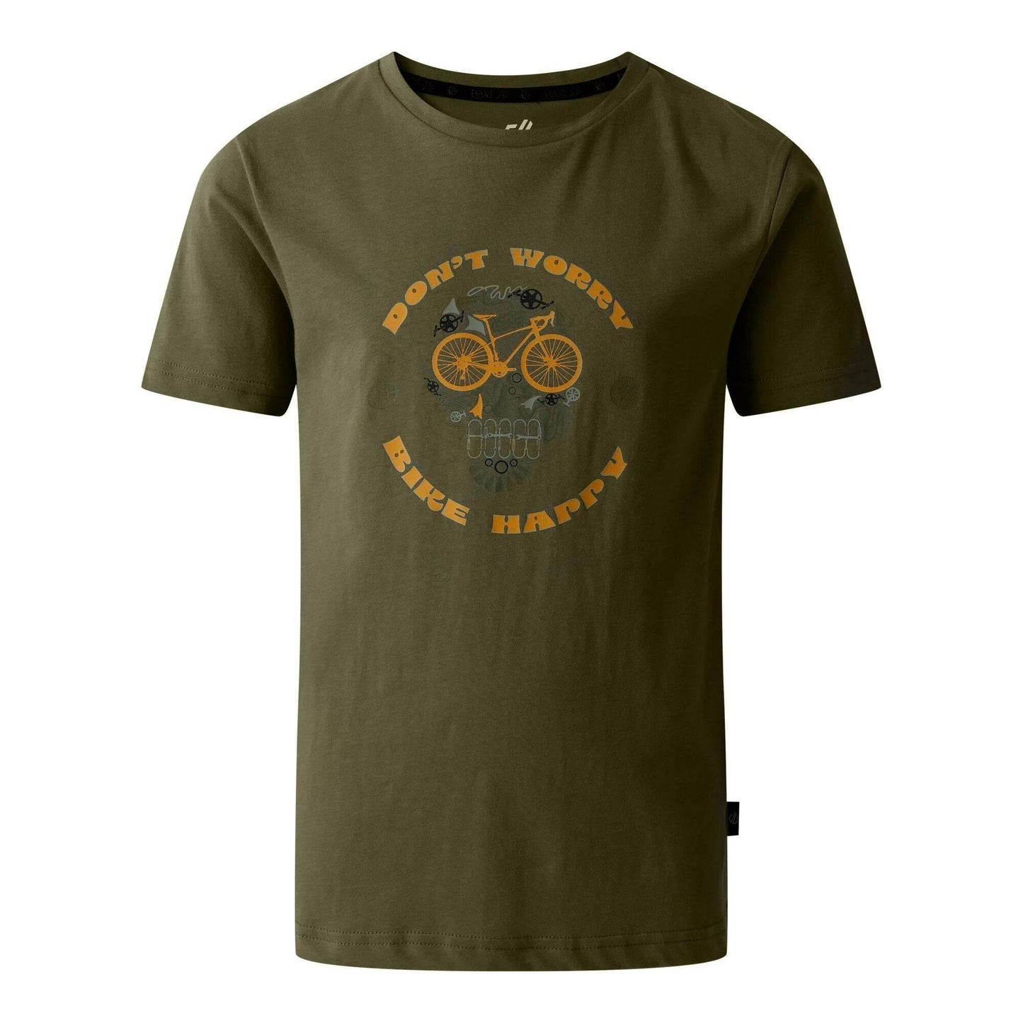 Olivine Green - Front - Dare 2B Childrens-Kids Trailblazer II Cycle T-Shirt