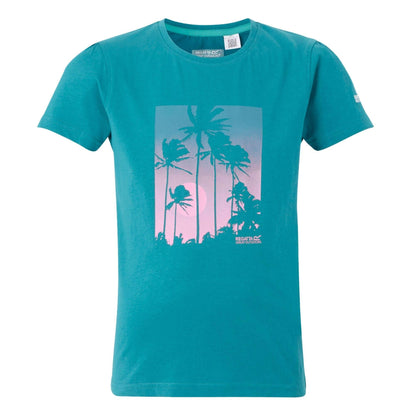 Exotic Plume - Front - Regatta Childrens-Kids Bosley VIII Palm Tree T-Shirt