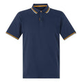 Navy - Front - Regatta Mens Adryan Polo Shirt