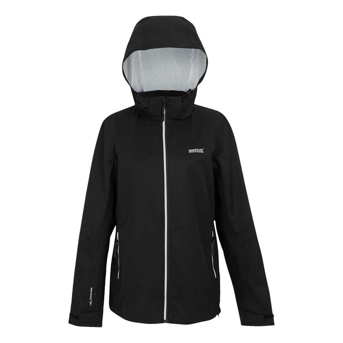 Black - Front - Regatta Womens-Ladies Oakhowe Waterproof Jacket