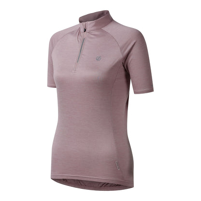 Mauve Shadow - Side - Dare 2B Womens-Ladies Pedal II Jersey