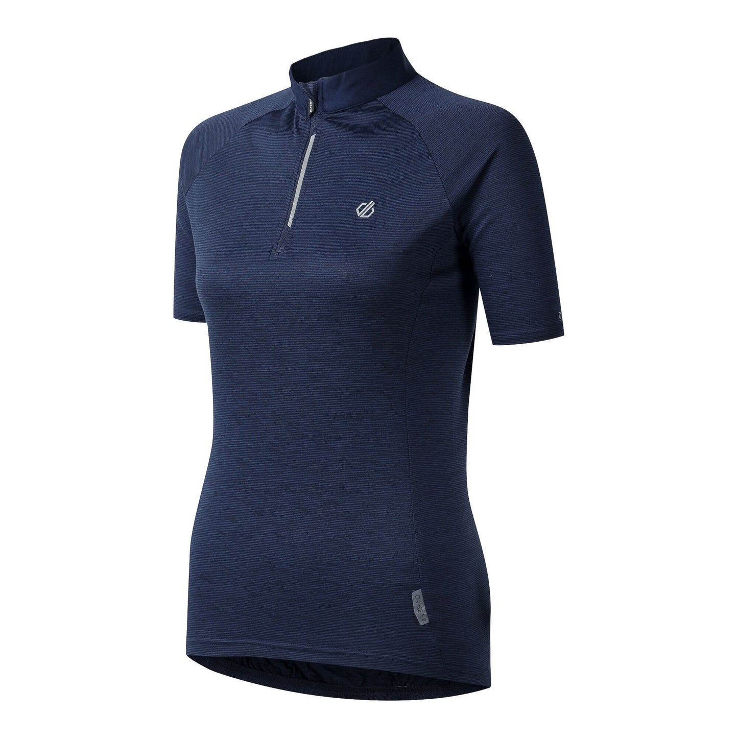 Navy - Side - Dare 2B Womens-Ladies Pedal II Jersey
