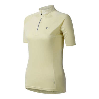 Wax Yellow - Side - Dare 2B Womens-Ladies Pedal II Jersey