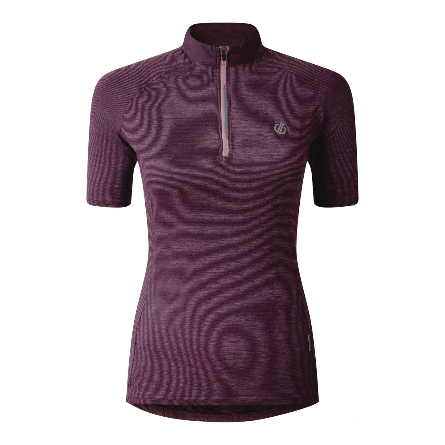 Deep Plum - Front - Dare 2B Womens-Ladies Pedal II Jersey