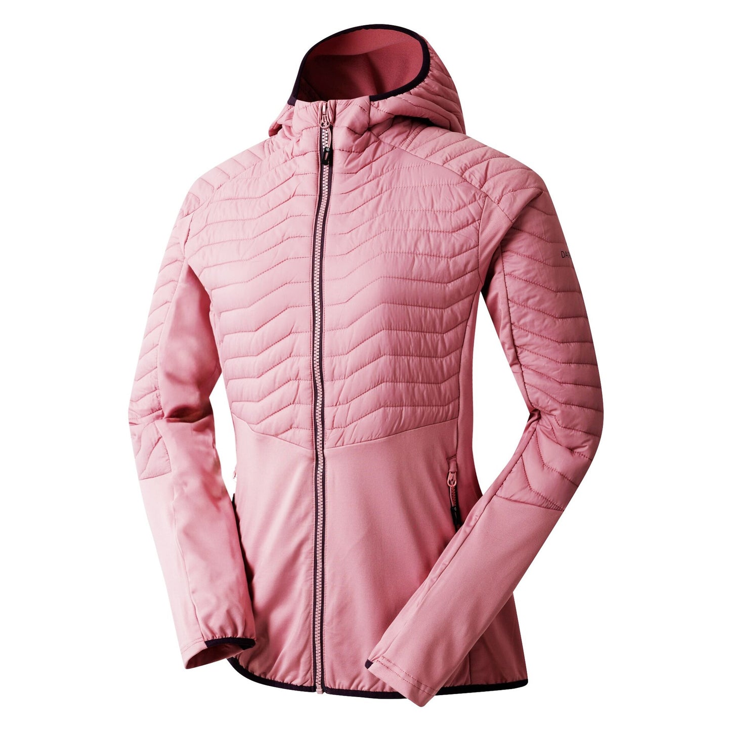 Lilas - Side - Dare 2B Womens-Ladies Altimeter II Hybrid Jacket