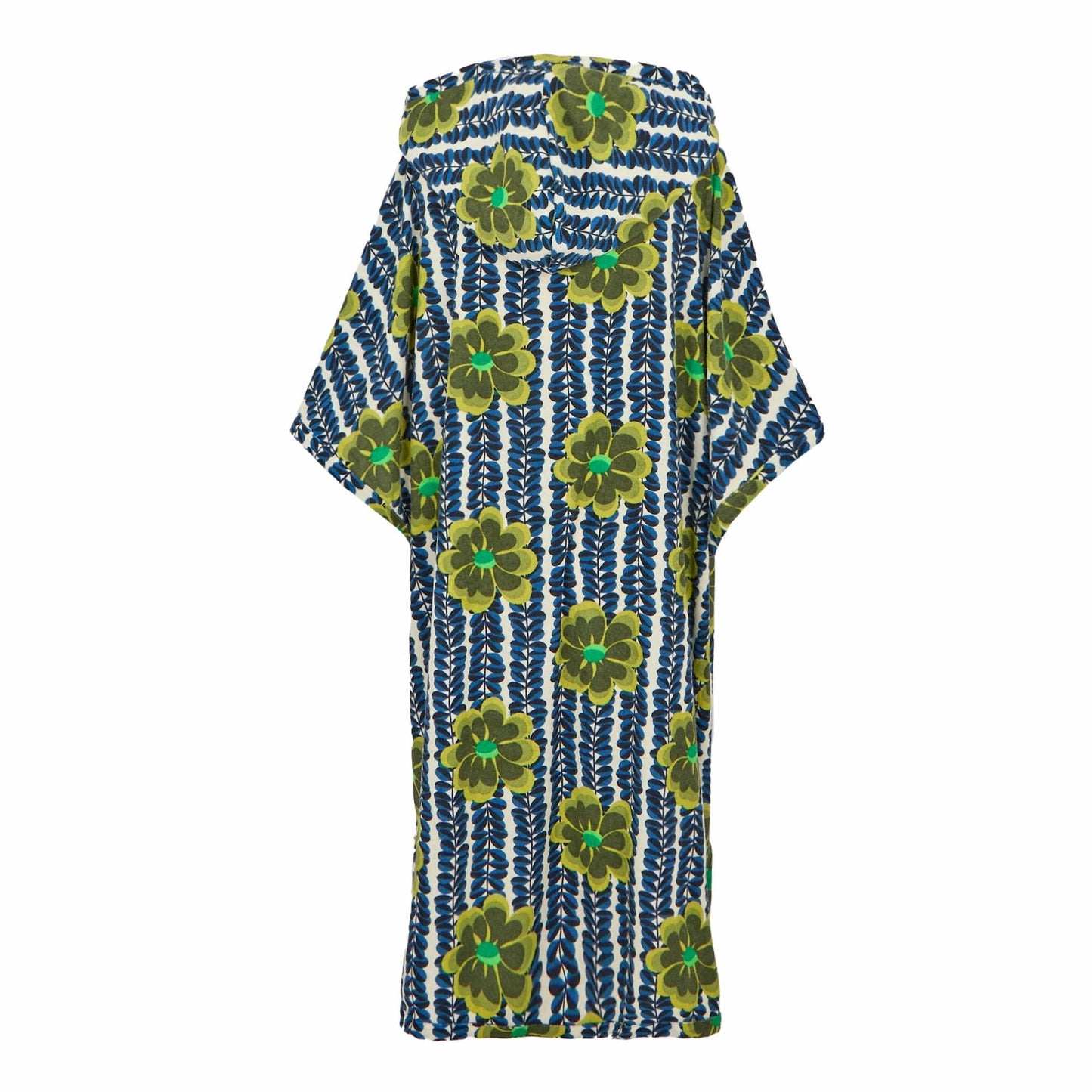 Olive - Back - Regatta Womens-Ladies Orla Kiely II Lotus Towelling Robe