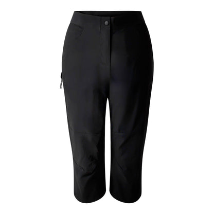Black - Front - Dare 2B Womens-Ladies Melodic III 3-4 Shorts
