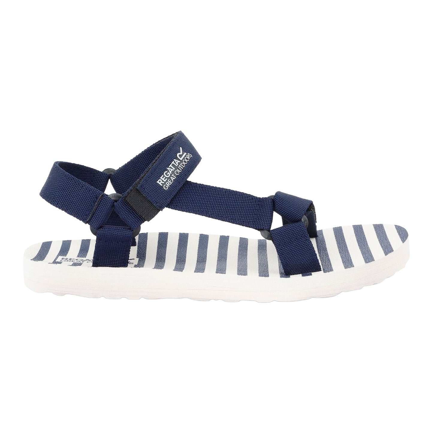 Navy-Navy - Lifestyle - Regatta Womens-Ladies Lady Vendeavour Striped Sandals