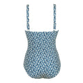 Blue - Back - Regatta Womens-Ladies Orla Kiely Jasmine Flower One Piece Swimsuit
