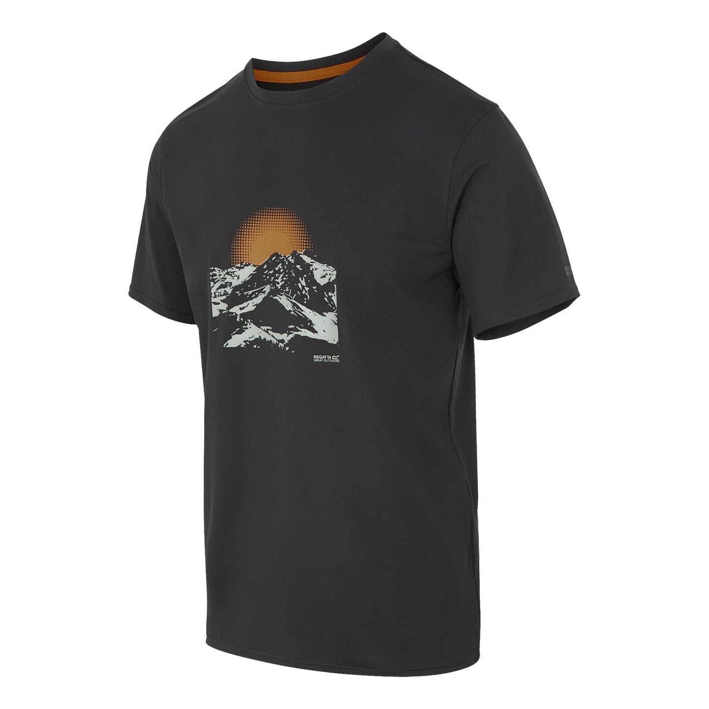 Ash - Side - Regatta Mens Fingal Hiker Stretch T-Shirt