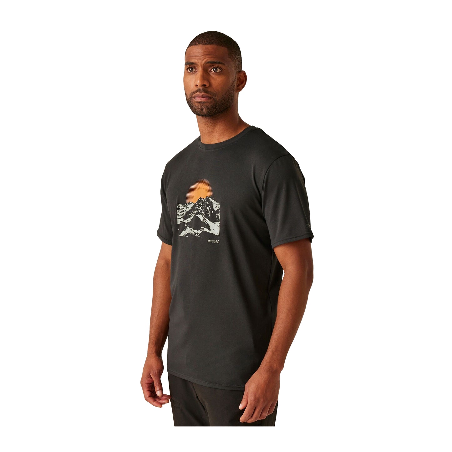 Ash - Lifestyle - Regatta Mens Fingal Hiker Stretch T-Shirt
