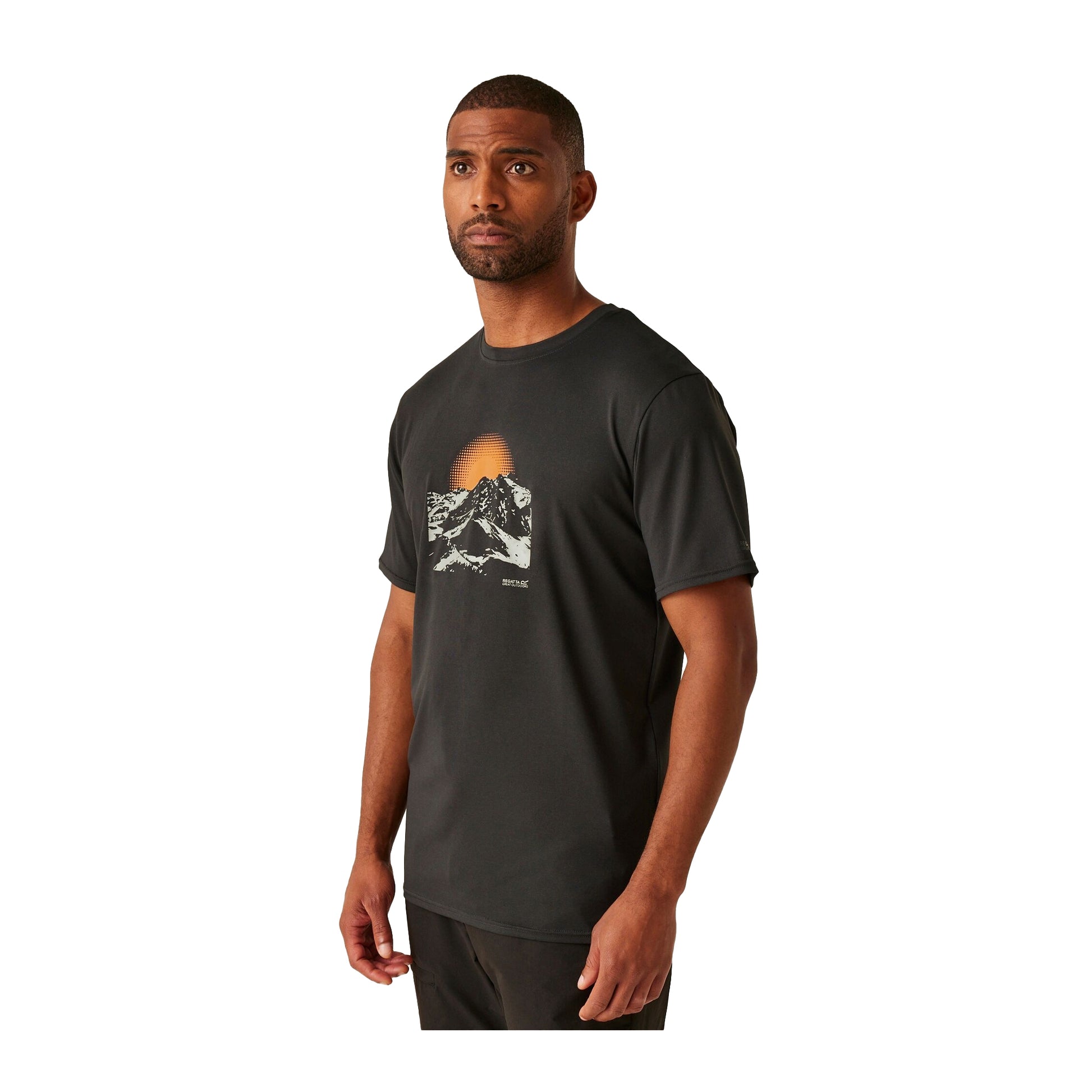 Ash - Lifestyle - Regatta Mens Fingal Hiker Stretch T-Shirt