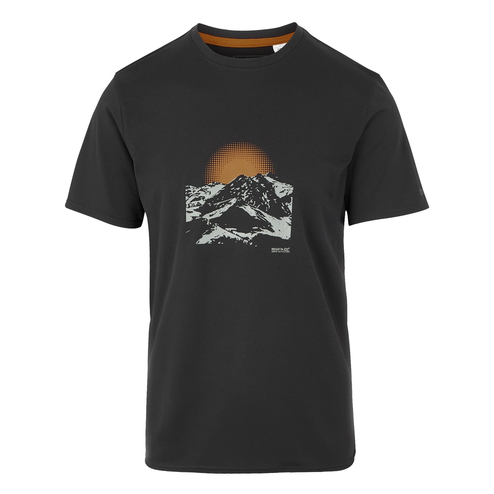 Ash - Front - Regatta Mens Fingal Hiker Stretch T-Shirt