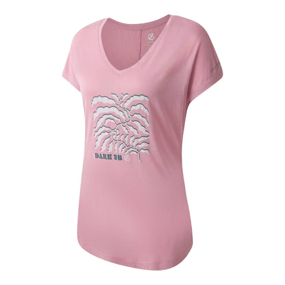 Lilas - Side - Dare 2B Womens-Ladies Serene Leaves T-Shirt