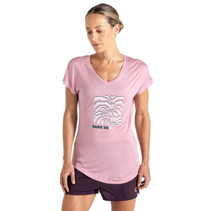 Lilas - Lifestyle - Dare 2B Womens-Ladies Serene Leaves T-Shirt