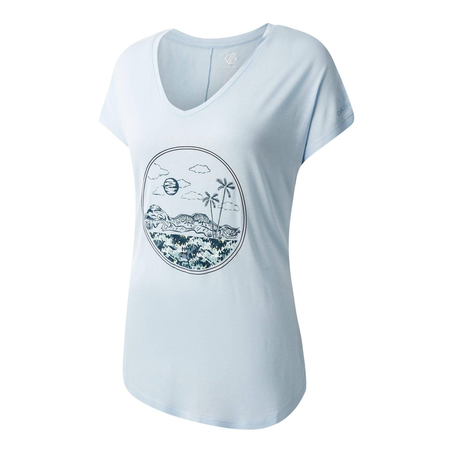 Skyway - Side - Dare 2B Womens-Ladies Serene Wave T-Shirt
