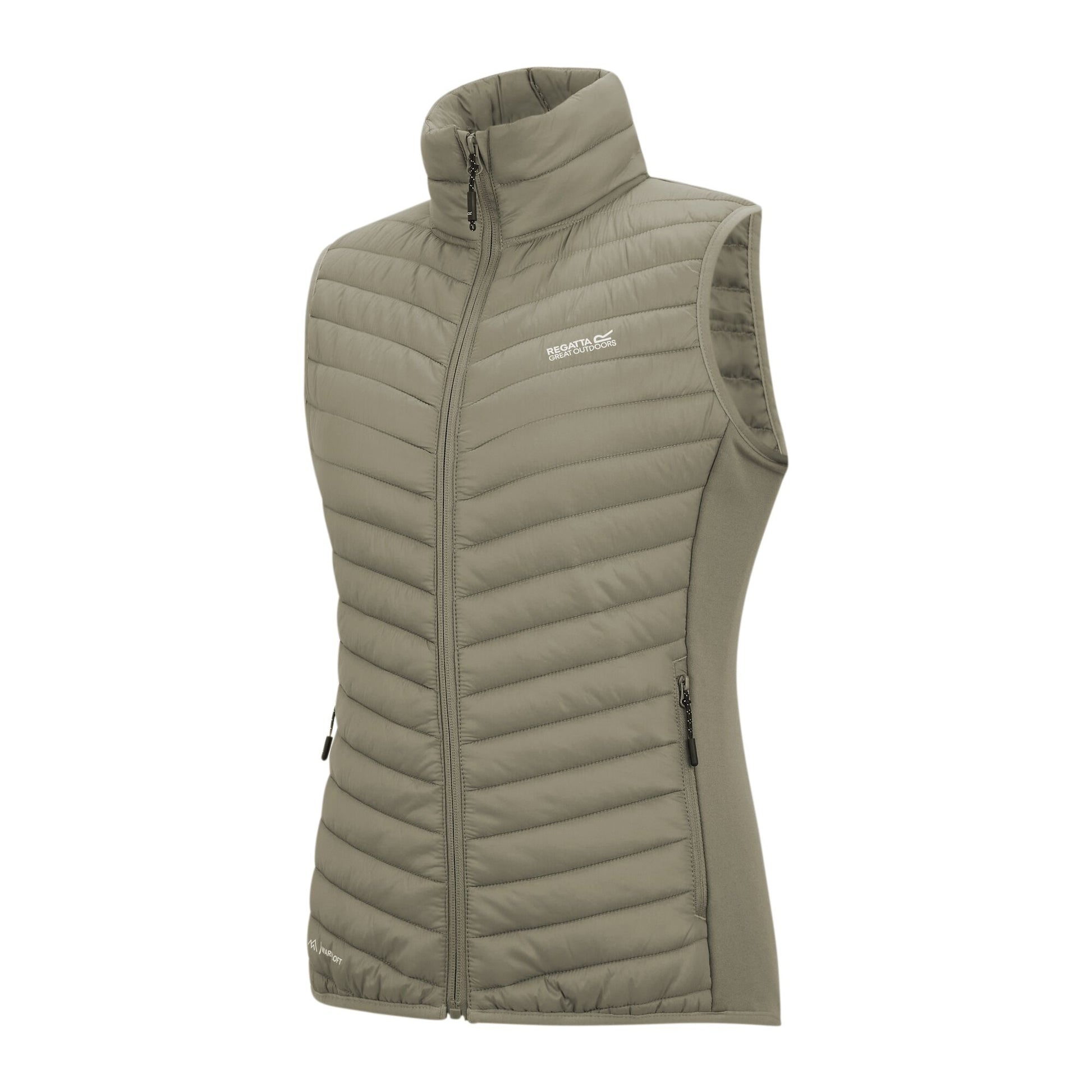 Parchment - Side - Regatta Womens-Ladies Andreson Hybrid Gilet