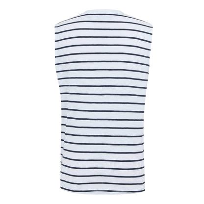 White-Navy - Back - Regatta Womens-Ladies Fariene Striped Sleeveless Top