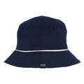 Navy - Pack Shot - Regatta Womens-Ladies Abstract Floral Reversible Bucket Hat