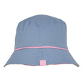 Chambray Blue - Side - Regatta Womens-Ladies Floral Reversible Bucket Hat
