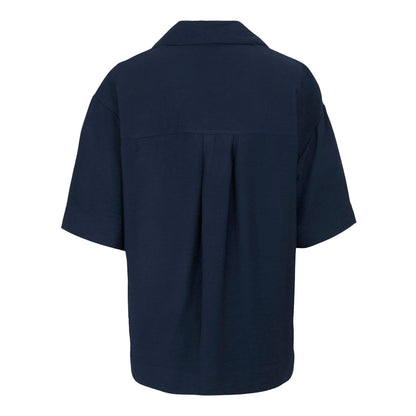 Navy - Back - Regatta Womens-Ladies Salise Lightweight Shirt