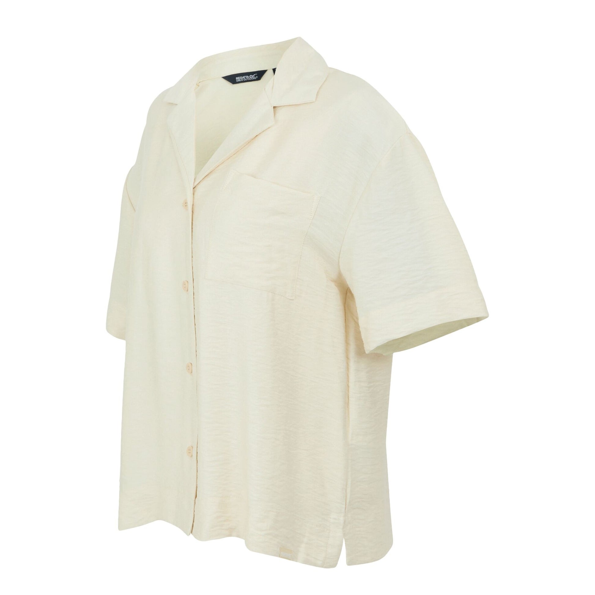Light Vanilla - Side - Regatta Womens-Ladies Salise Lightweight Shirt