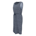 Navy-White - Side - Regatta Womens-Ladies Ariena Painterly Stripe Casual Dress