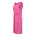 Pink Fusion-White - Side - Regatta Womens-Ladies Ariena Painterly Stripe Casual Dress