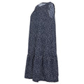 Navy-White - Side - Regatta Womens-Ladies Trisa Micro-Dot Smock Dress