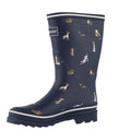 Navy - Back - Regatta Womens-Ladies Amelia Dogs Wellington Boots