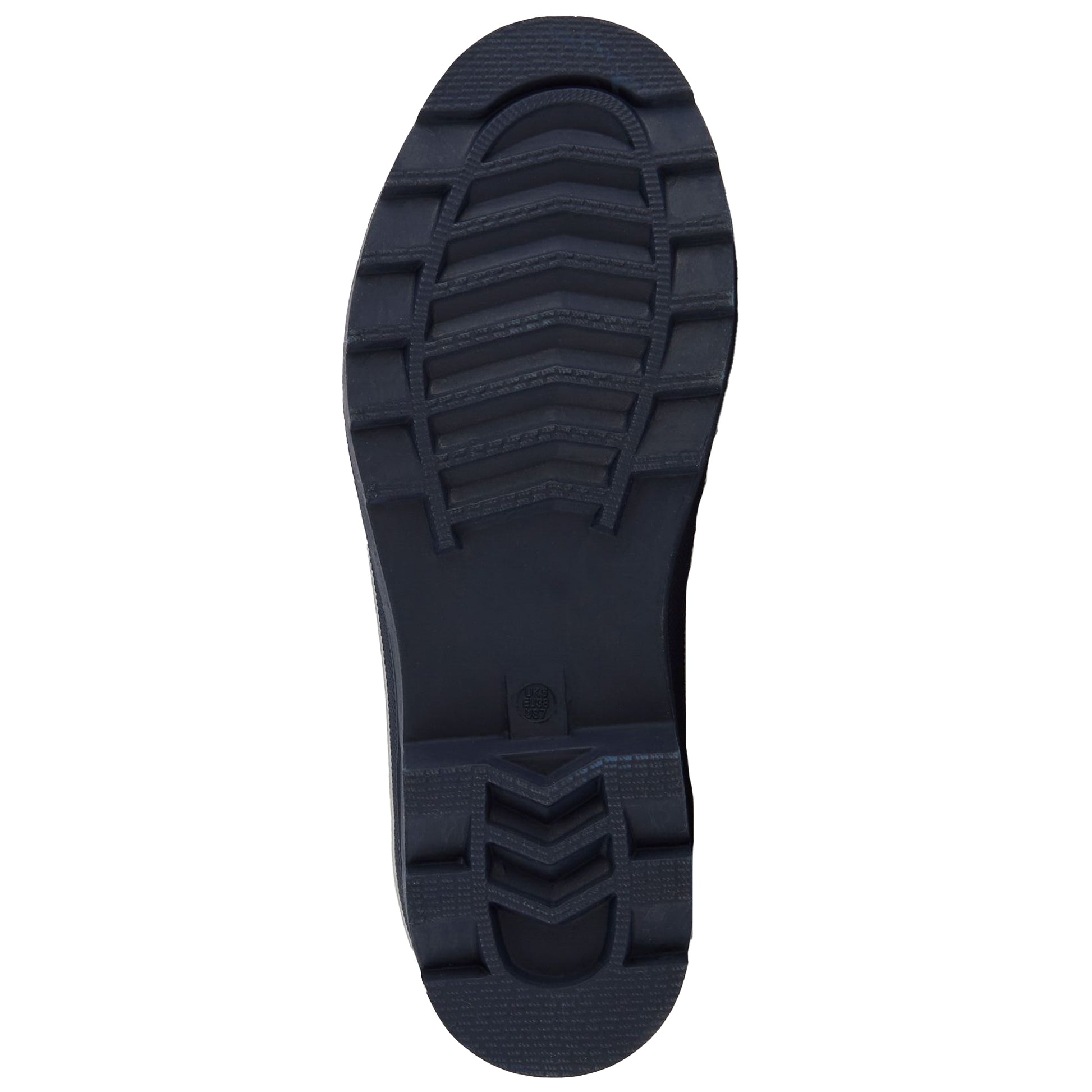 Navy - Side - Regatta Womens-Ladies Amelia Dogs Wellington Boots