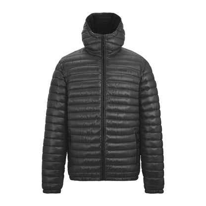 Black - Front - Regatta Mens Hurden Padded Jacket