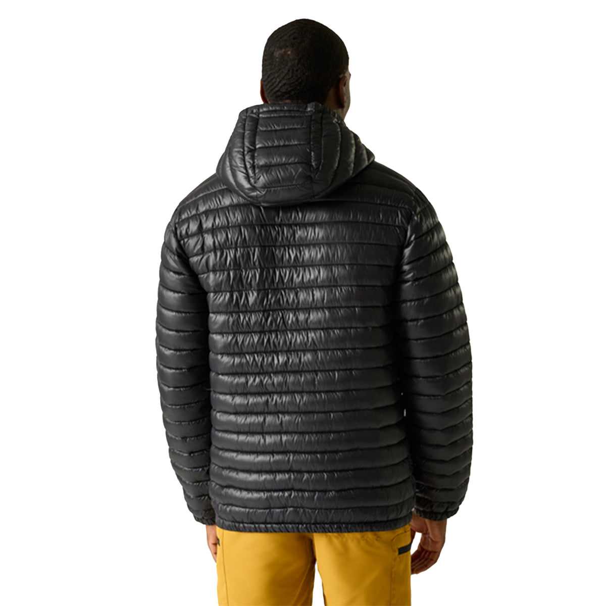 Black - Pack Shot - Regatta Mens Hurden Padded Jacket