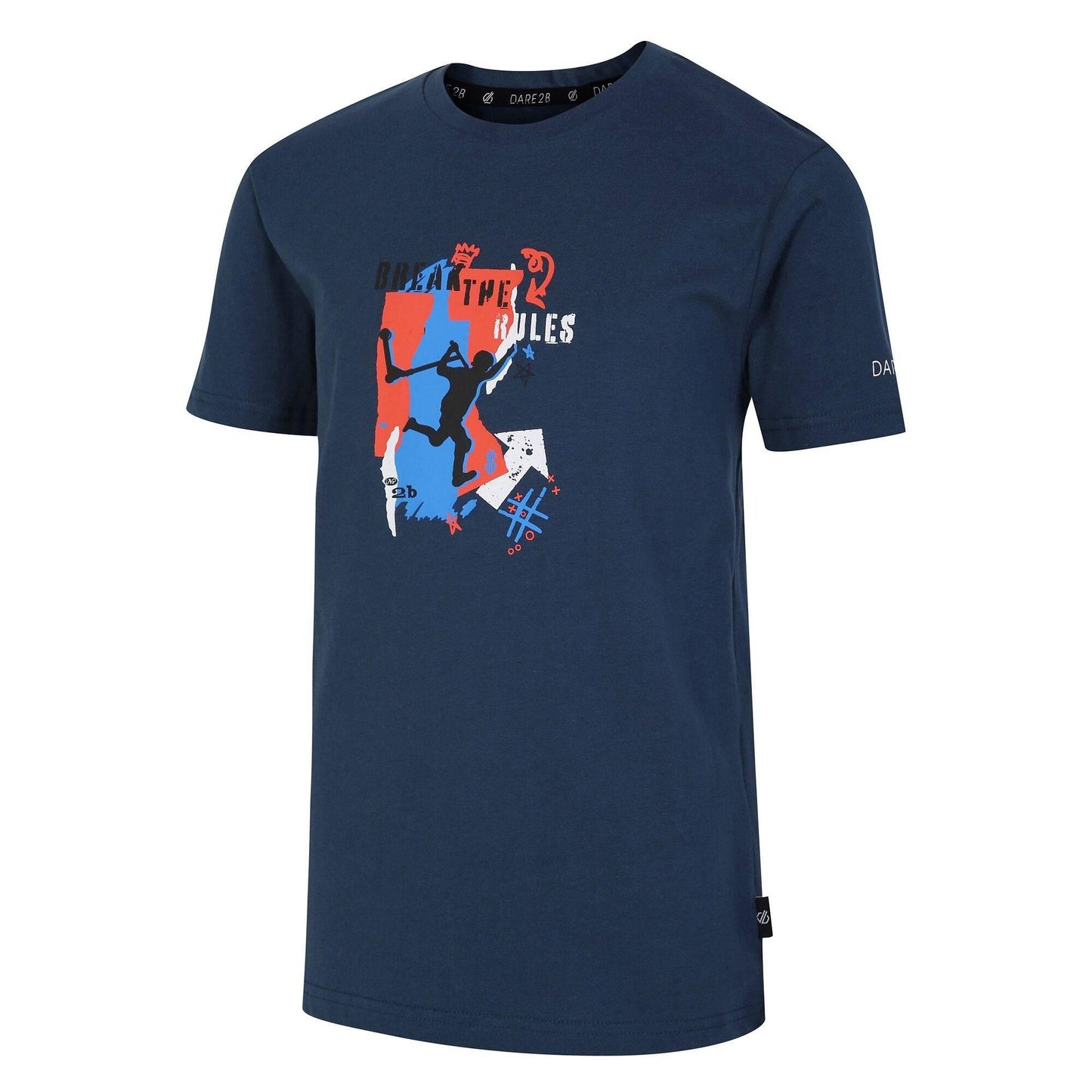 Moonlight Denim-Peach Bloom - Side - Dare 2B Childrens-Kids Trailblazer II Tidal Wave T-Shirt