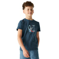 Moonlight Denim-Peach Bloom - Lifestyle - Dare 2B Childrens-Kids Trailblazer II Tidal Wave T-Shirt