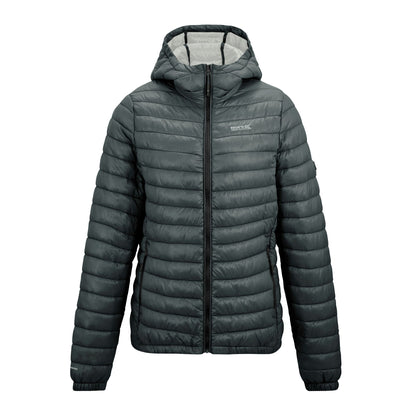 Dark Storm - Front - Regatta Womens-Ladies Hurden Padded Jacket
