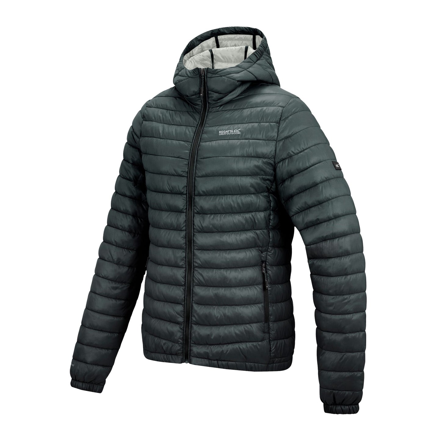 Dark Storm - Side - Regatta Womens-Ladies Hurden Padded Jacket